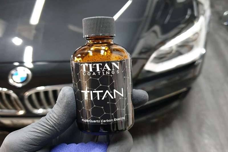 TITAN Composite Ceramic Coating banner — hyper quartz, carbon, glass